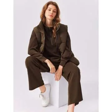 Comfortable Women's 2 Piece Sweatsuit Set - Stylish and Versatile