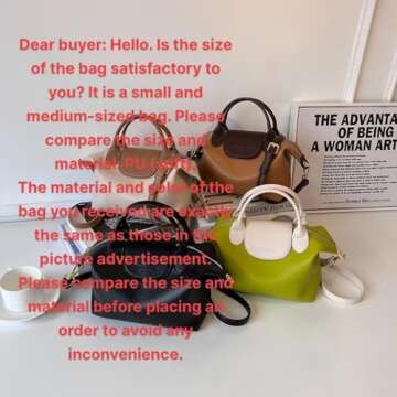 HAOKAISM Women'S Crossbody Bag - Fashionable Women'S Handbag Pu Casual Shoulder Bag Bucket Bag Lightweight Wallet (black)