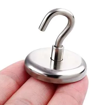 DIYMAG Heavy Duty Magnetic Hooks - 110lbs Durable & Versatile
