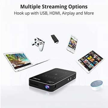 AKASO WT50 Mini Projector Portable 1080P Android Bluetooth