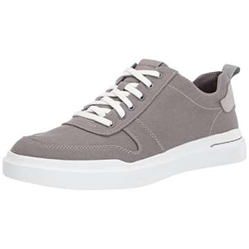 Cole Haan mens Grandpro Rally Canvas Court Sneaker, Stormcloud Canvas/Sleet, 8.5 US
