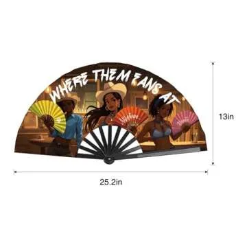 Where Them Fans At Clack Fan for Dancing and Festivals