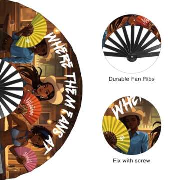 Where Them Fans At Clack Fan for Dancing and Festivals