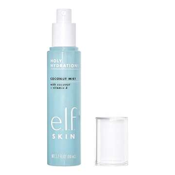 e.l.f. SKIN Holy Hydration! Hydrating Coconut Mist, Refreshes, Soothes & Invigorates Skin, Tropical Scent, 2.7 Fl Oz (Pack of 1)