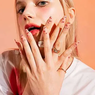 Fruit Nail Art Stickers Summer Lemon Cherry 3D Self-Adhesive Nail Decals Orange Grapefruit Manicure Decoration for Women and Girls(3Sheets)