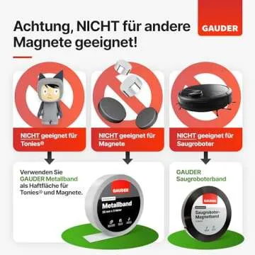 GAUDER Magnetic Tape with Strong Adhesive for All Projects