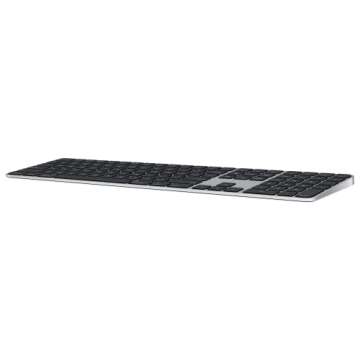 Apple Magic Keyboard with Touch ID and Numeric Keypad (for Mac Computers Silicon) - US English - Black Keys (Renewed)