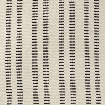 Amazon Brand – Stone & Beam French Laundry Decorative Throw Pillow, 17" x 17", Ivory, Black