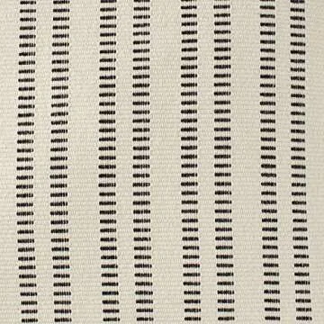 Amazon Brand – Stone & Beam French Laundry Decorative Throw Pillow, 17" x 17", Ivory, Black