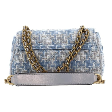 Stylish GUESS Women's Light Blue Multi Crossbody Handbag