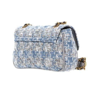 Stylish GUESS Women's Light Blue Multi Crossbody Handbag