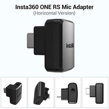 CYNOVA ONE RS Dual Mic Adapter for Insta360 Cameras