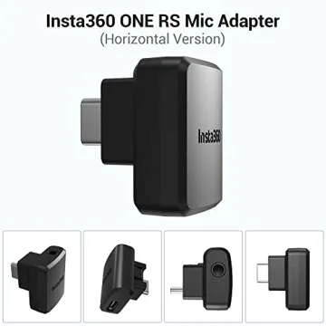 CYNOVA ONE RS Dual Mic Adapter for Insta360 Cameras