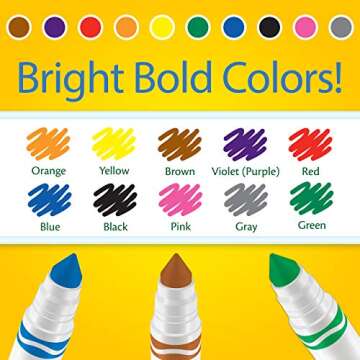 Crayola Broad Line Markers 12pk for Kids and Classrooms