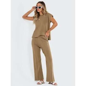 Trendy LILLUSORY 2 Piece Womens Summer Lounge Sets