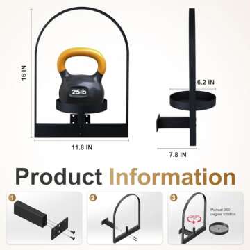 Sisher 3Pack Wall Plant Holder - Indoor Metal Flower Shelf for Plant Lovers