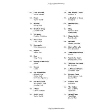 Hit Songs Super Easy Songbook for Beginner Pianists