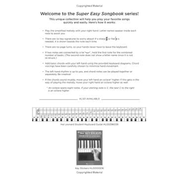 Hit Songs - Super Easy Songbook