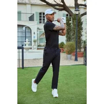 PINSPARK 3 Pack: Men's Golf Polo Shirts Multipacks Quick Dry Short Sleeve Collared Shirt Summer Casual Polos Shirts for Men