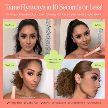 INH Hair Mascara for Flyaways | Quick Slick Hair Finishing Stick for Flyaways, Frizz Control, & Slic...