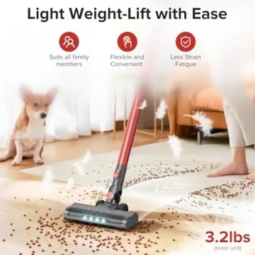 Cordless Vacuum Cleaner for Pet Hair and Hard Floors