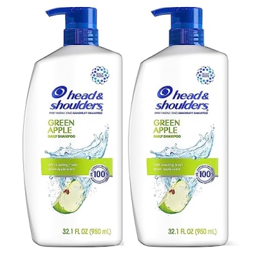 Head & Shoulders 2 Pack Anti Dandruff Shampoo with Fresh Apple Scent