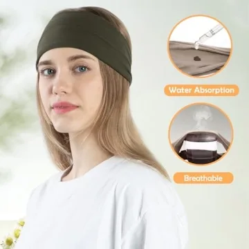 RITOPER Wide Headbands for Active Women in 10 Colors
