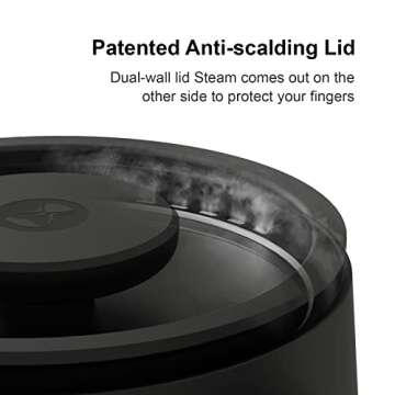 TIMEMORE Fish Smart Electric Coffee Kettle 600ML, Gooseneck Pour Over Kettle for Coffee and Tea Variable Temperature Control, Home Edition Black