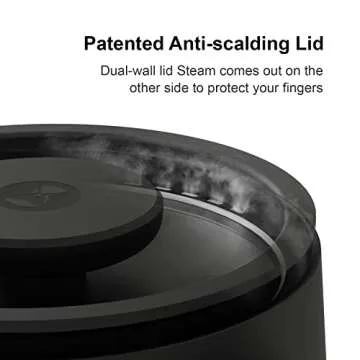 TIMEMORE Fish Smart Electric Coffee Kettle 600ML, Gooseneck Pour Over Kettle for Coffee and Tea Variable Temperature Control, Home Edition Black