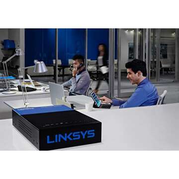 Linksys Business Dual WAN Gigabit VPN Router (LRT224) - Secure Networking Solution for Businesses an...
