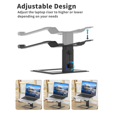 SOUNDANCE Adjustable Laptop Stand for Ergonomic Comfort