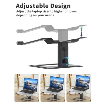 SOUNDANCE Adjustable Laptop Stand for Ergonomic Comfort