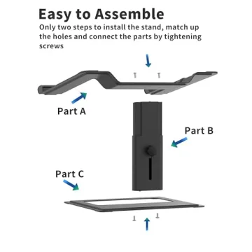 SOUNDANCE Adjustable Laptop Stand for Ergonomic Comfort