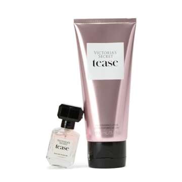Victoria's Secret Tease Mini Fragrance Duo Gift Set, Eau de Parfum & Travel Lotion