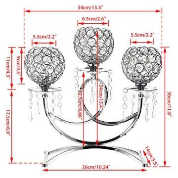 Elegant OwnMy Crystal Candle Holders for Any Occasion