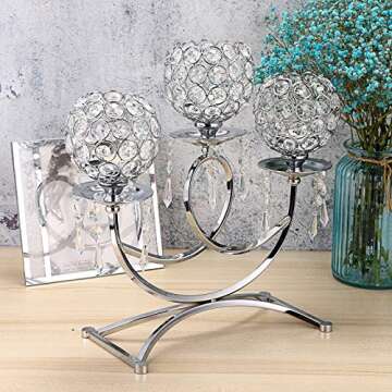 Elegant OwnMy Crystal Candle Holders for Any Occasion