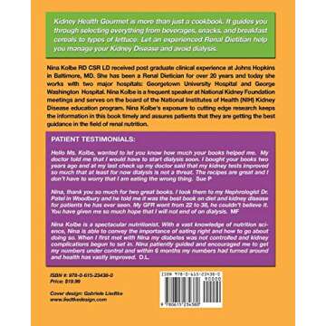 Kidney Health Gourmet Diet Guide & Cookbook - Nourishing Recipes for CKD