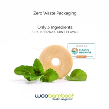 Eco-Friendly Silk Dental Floss | WooBamboo | Mint Flavored