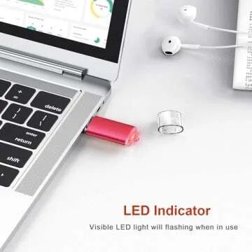 TOPESEL 5 Pack 32GB USB 2.0 Flash Drive Memory Stick Thumb Drives (5 Mixed Colors: Black Blue Green Red Silver)