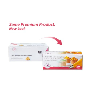 Keenpioneer Disposable Cake Decorating Bags 100 Count