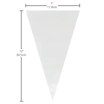 Keenpioneer Disposable Cake Decorating Bags 100 Count