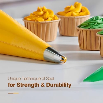 Keenpioneer Disposable Cake Decorating Bags 100 Count