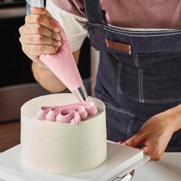 Keenpioneer Disposable Cake Decorating Bags 100 Count