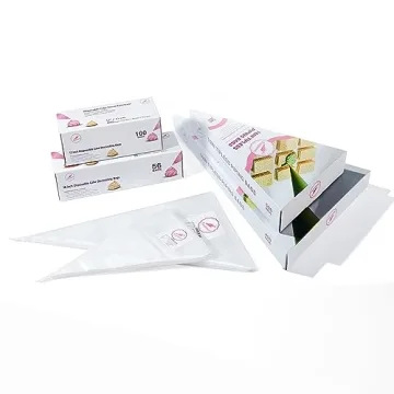Keenpioneer Disposable Cake Decorating Bags 100 Count