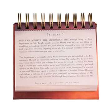 Sarah Young Inspirational Calendar for Daily Motivation