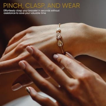 Mission Gallery Bracelet Helper Tool - Fastener Helper Tool for Bracelet, Necklace, Jewelry, Watch - Clip, Clasp Helper - Easy to Put on Yourself, Portable, Made of Metal, Silver