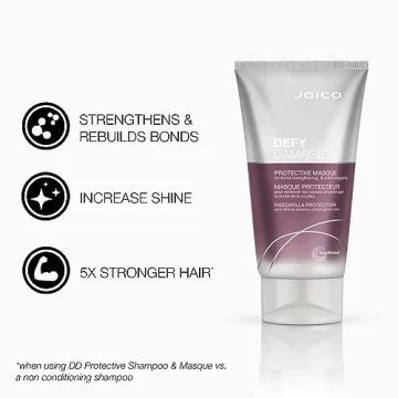 Joico Defy Damage Protective Masque | For Color-Treated Hair | Strengthen Bonds & Preserve Hair Color | With Moringa Seed Oil & Arginine | 5.1 Fl Oz