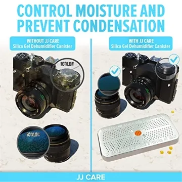 JJ CARE 50g Silica Gel Canister - Rechargeable Moisture Absorber