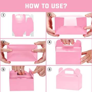 MOORAY 30 Pcs Large Gable Gift Boxes for All Occasions