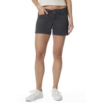 Unionbay Women's Darcy Stretch 5" Inseam Short, Galaxy Grey, 7